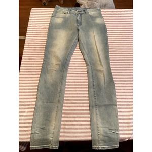 Kollar Men's Stretch Skinny Jeans Blue 32